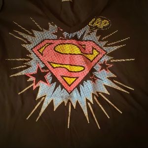 Supergirl Black Tee Shirt Junior size XXL (19)